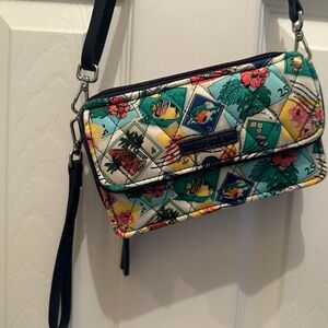 Vera Bradley wallet clutch with crossbody strap. NWOT